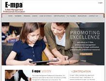 Tablet Screenshot of e-mpa.org